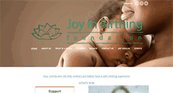 Desktop Screenshot of joyinbirthingfoundation.org
